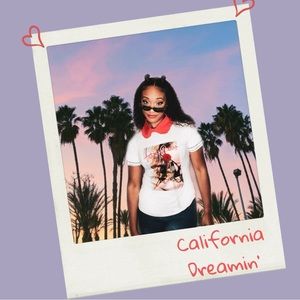 Ruffled Red Collared, Cream Body Knit Top